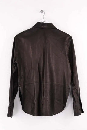 Chemise Arket Noir en Cuir