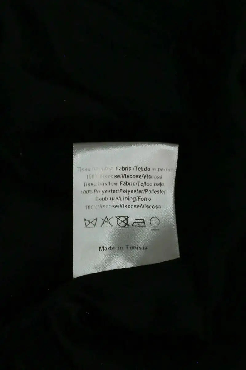 Robe Sandro Noir en Viscose