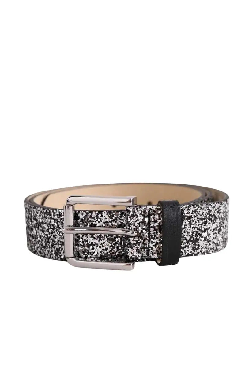 Ceinture en cuir Maje Argent en Cuir, taille S - Seconde Main