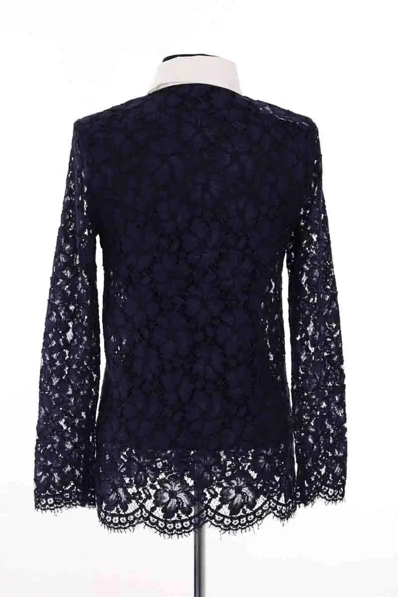 Chemise Sandro Marine en Synthétique