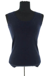 Pull Eric Bompard Marine en Cachemire, taille S - Seconde Main