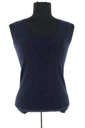 Pull Eric Bompard Marine en Cachemire, taille S - Seconde Main