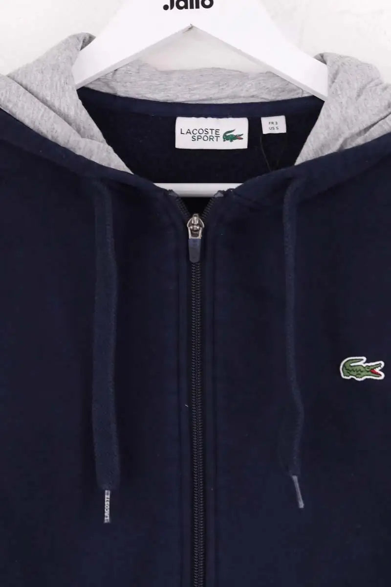 Gilet Lacoste Marine en Coton