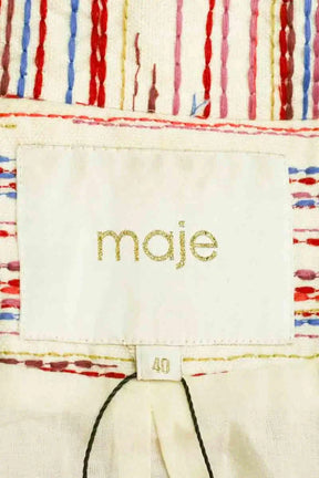 Blazer Maje Rose en Coton