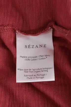 T-shirt Sézane Rose en Coton