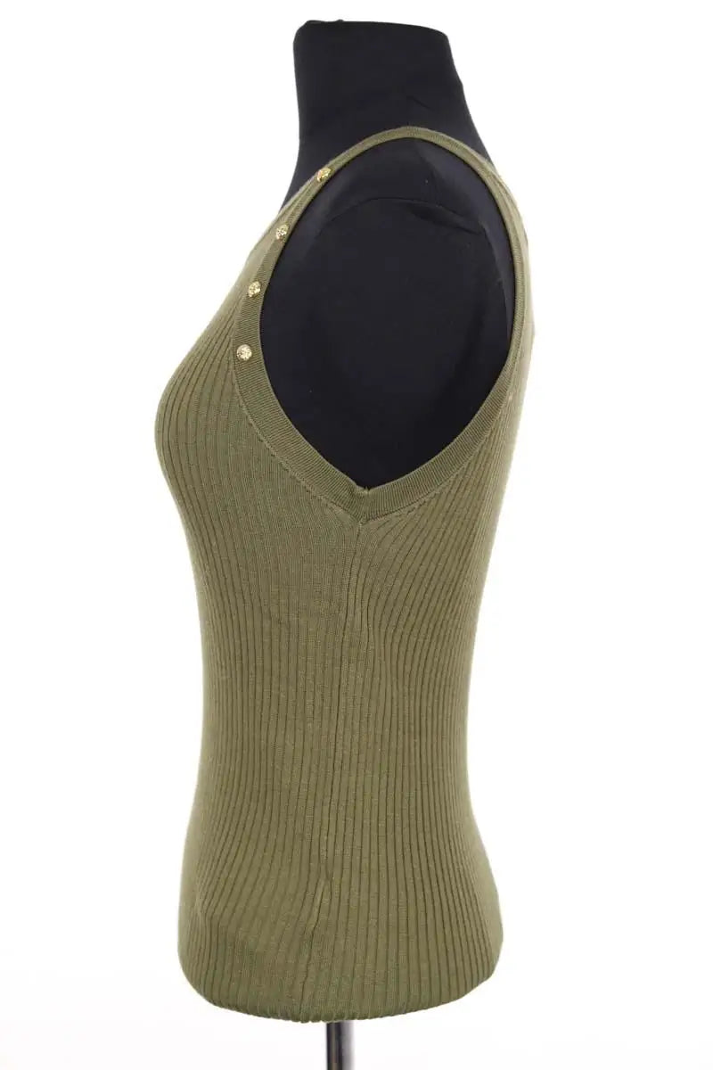 Top sans manche Sandro Kaki en Viscose