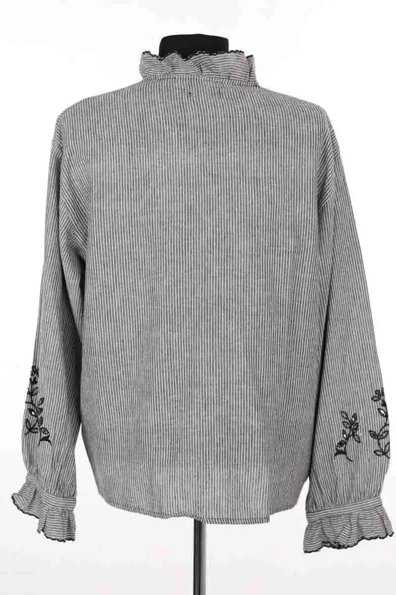 Blouse Soeur Gris en Coton