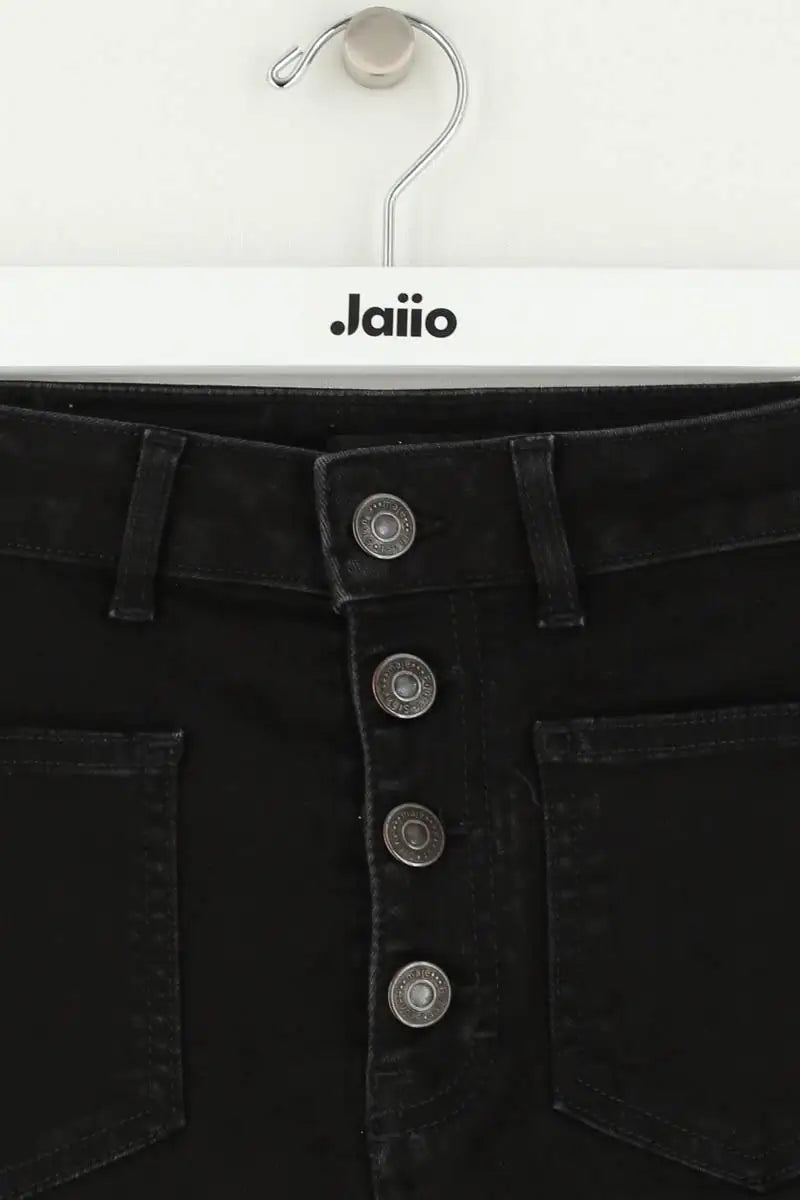 Jean droit Maje Noir en Coton