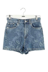 Mini short The Kooples Bleu en Coton, taille S - Seconde Main
