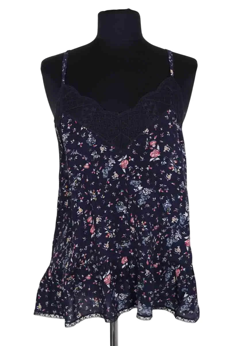 Top sans manche Zadig & Voltaire Bleu en Viscose, taille M - Seconde Main
