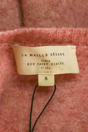 Cardigan Sézane Rose en Laine