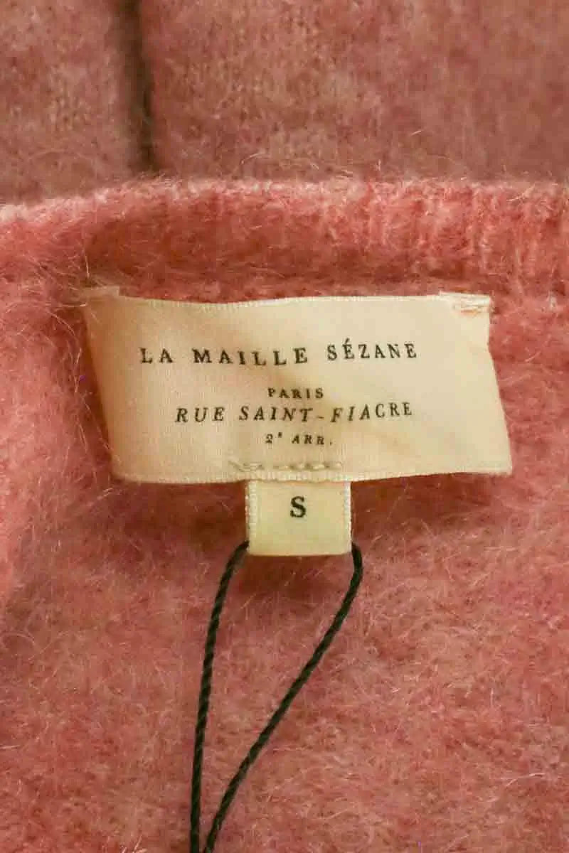 Cardigan Sézane Rose en Laine