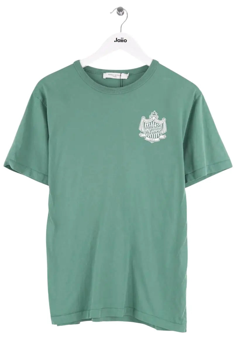 T-shirt Kitsuné Vert en Coton, taille M - Seconde Main