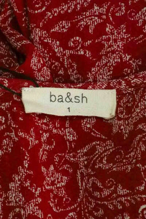 Blouse Ba&Sh Rouge en Synthétique