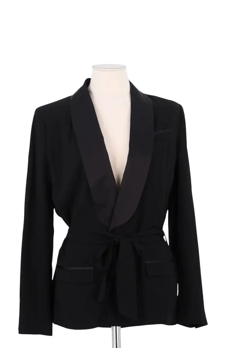Blazer The Kooples Noir en Viscose, taille S - Seconde Main
