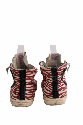 Baskets Golden Goose Rouge en Tissu