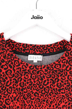Pull Claudie Pierlot Rouge en Synthétique