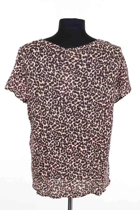 T-shirt Sézane Marron en Lin
