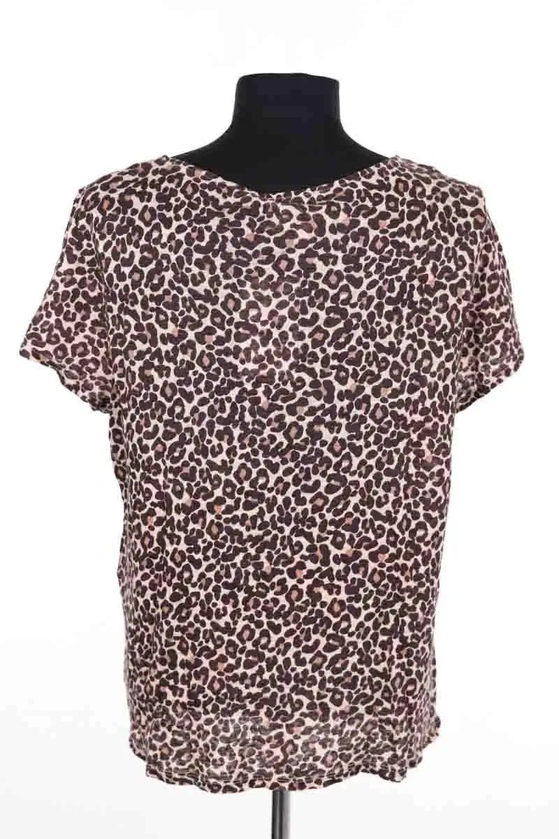 T-shirt Sézane Marron en Lin