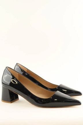 Talons LK Bennett Sloane Marine en Cuir verni