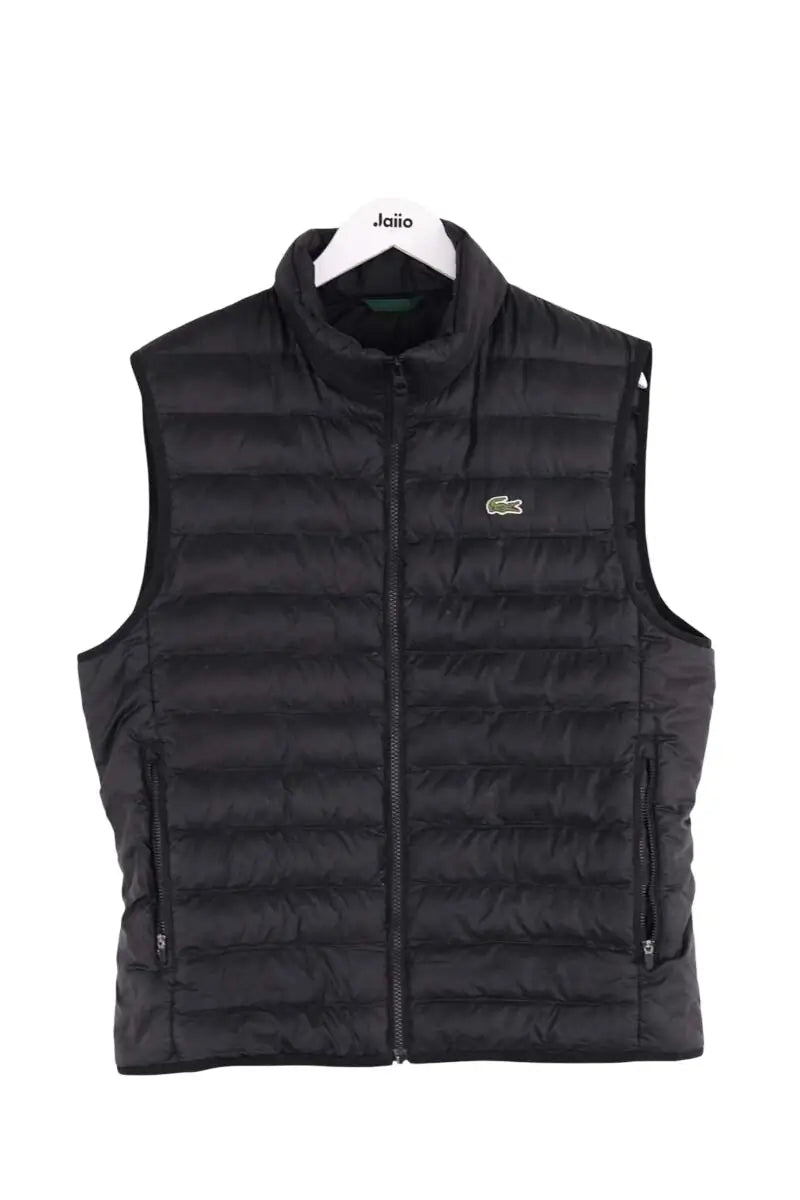 Veste Lacoste Noir en Synthétique, taille L - Seconde Main