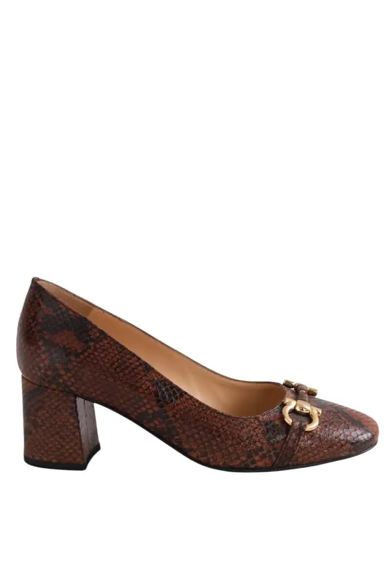 Talons Charles Kammer Marron en Cuir, taille 38 - Seconde Main