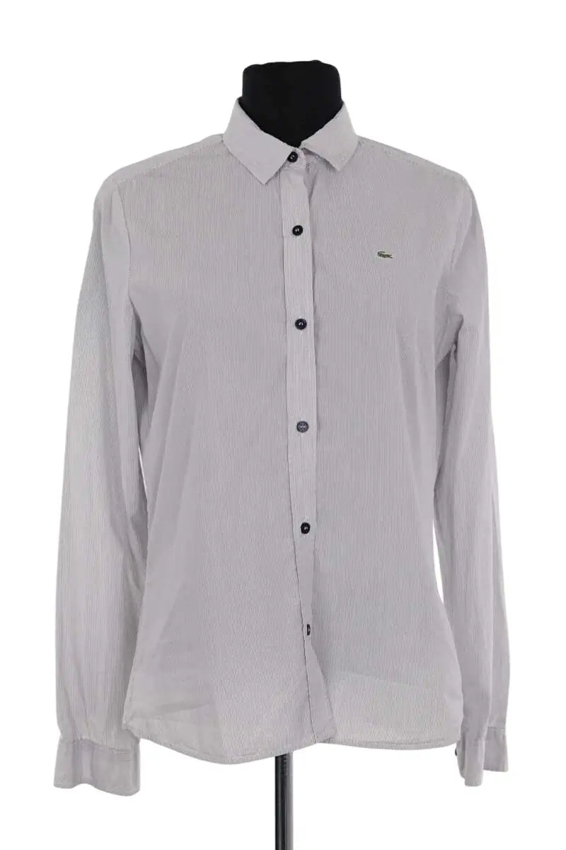 Chemise Lacoste Bleu en Coton, taille M - Seconde Main