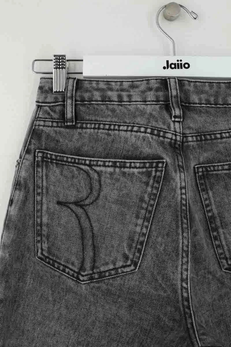 Jean droit Rouje Anthracite en Coton