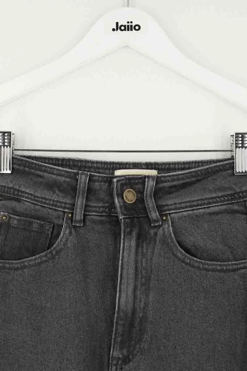Jean large Sézane Anthracite en Coton