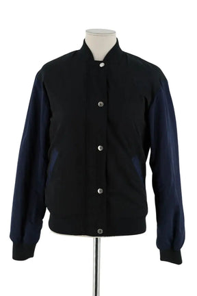 Veste Calvin Klein Marine en Synthétique, taille S - Seconde Main