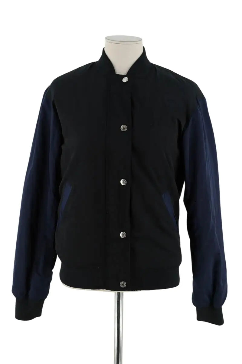 Veste Calvin Klein Marine en Synthétique, taille S - Seconde Main