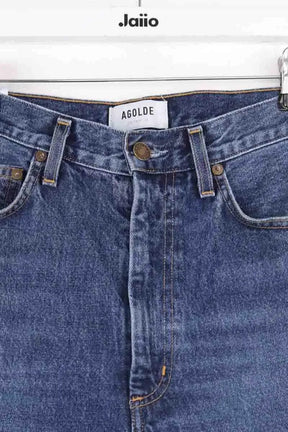 Jean droit Agolde Bleu en Coton