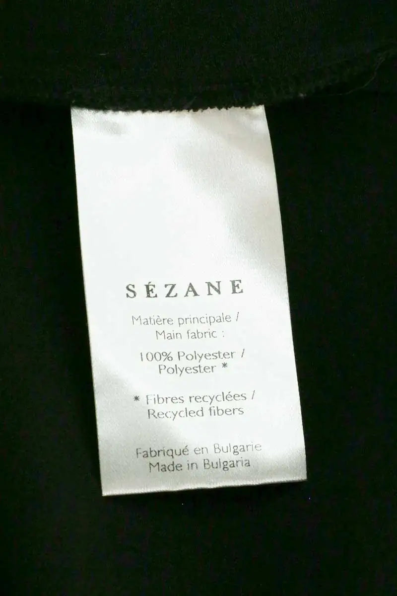 Robe Sézane Noir en Synthétique