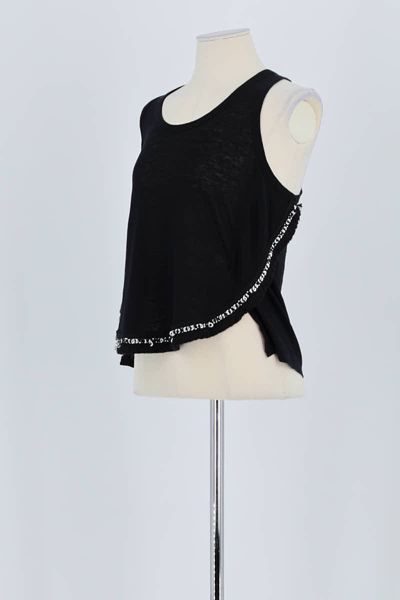 Top sans manche Derek Lam  Noir