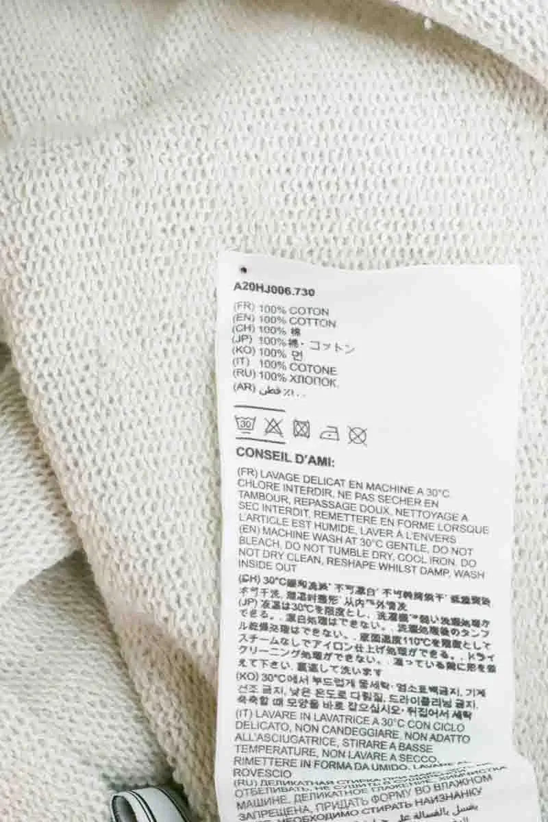Sweatshirt Ami Gris en Coton