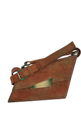 Sac à bandoulière Acne Studios Distortion Marron en Daim - Seconde Main