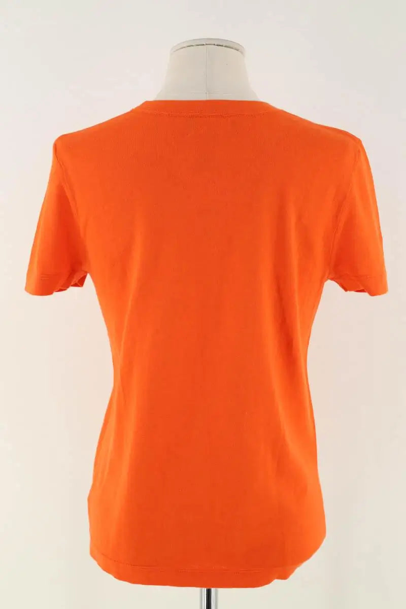 T-shirt Eric Bompard Orange en Coton