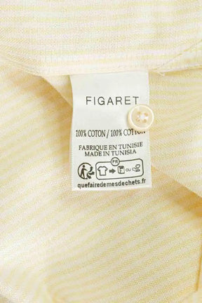 Chemise Figaret Jaune en Coton