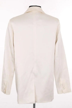 Blazer Sézane Ecru en Synthétique