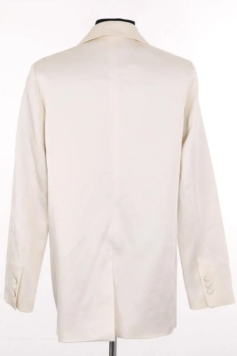 Blazer Sézane Ecru en Synthétique