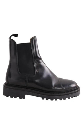 Bottes de motard Isabel Marant Noir en Cuir, taille 38 - Seconde Main