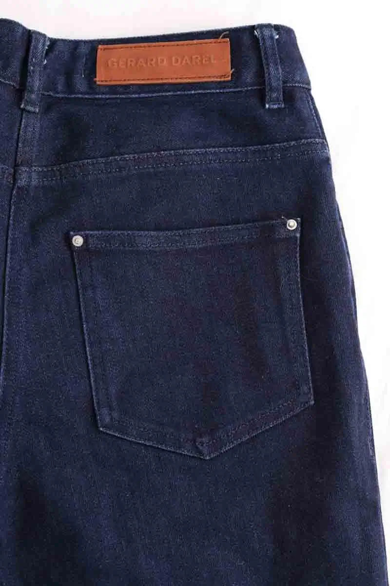 Jean droit Gerard Darel Bleu en Coton
