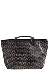Cabas Goyard Noir en Cuir - Seconde Main