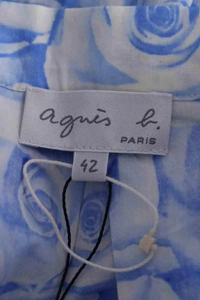Jupe Agnès B. Bleu en Coton