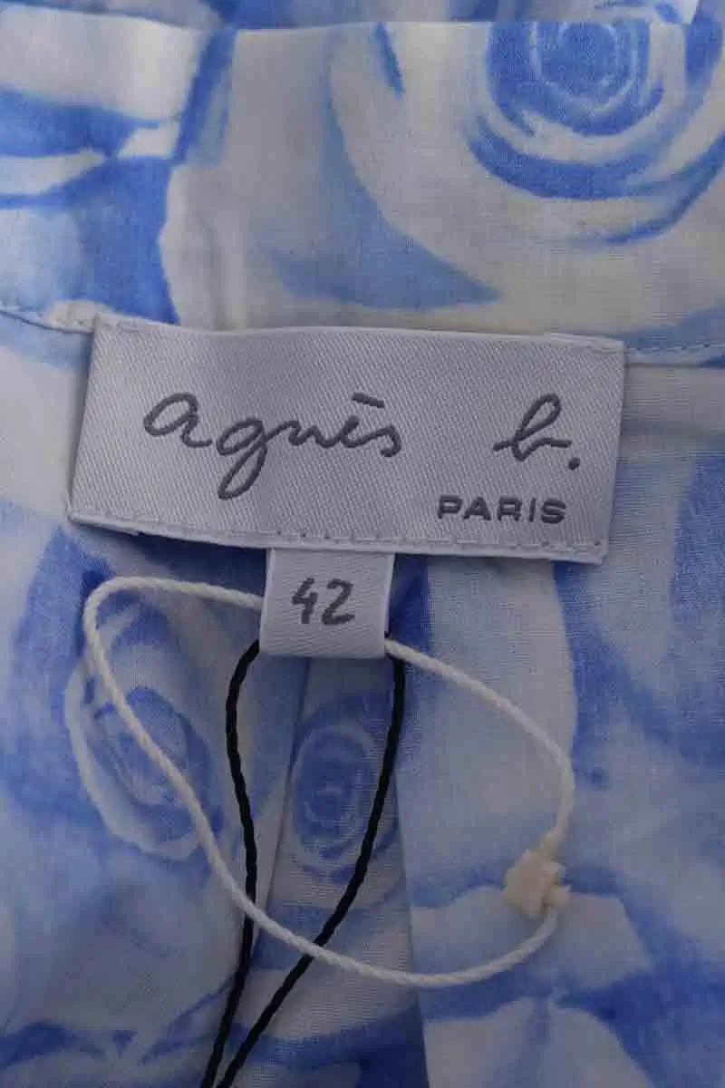 Jupe Agnès B. Bleu en Coton