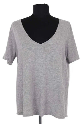 T-shirt Sézane Gris en Coton, taille XXL - Seconde Main