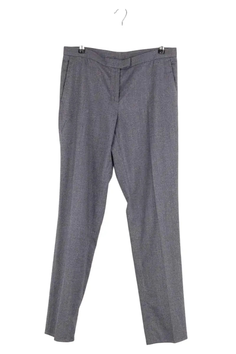 Pantalon droit Maje Gris en Laine, taille S - Seconde Main