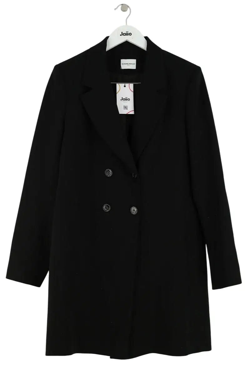 Blazer Claudie Pierlot Noir en Synthétique, taille M - Seconde Main