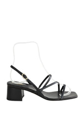 Sandales Rouje  Noir