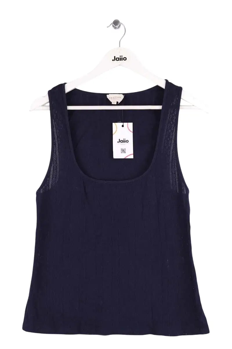 Top sans manche Sézane Marine en Coton, taille XXL - Seconde Main